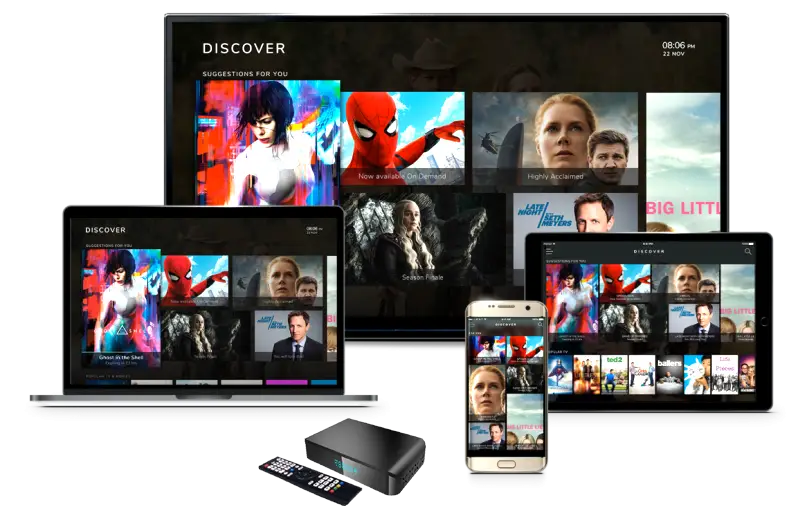 Android TV box and devices running Lux IPTV